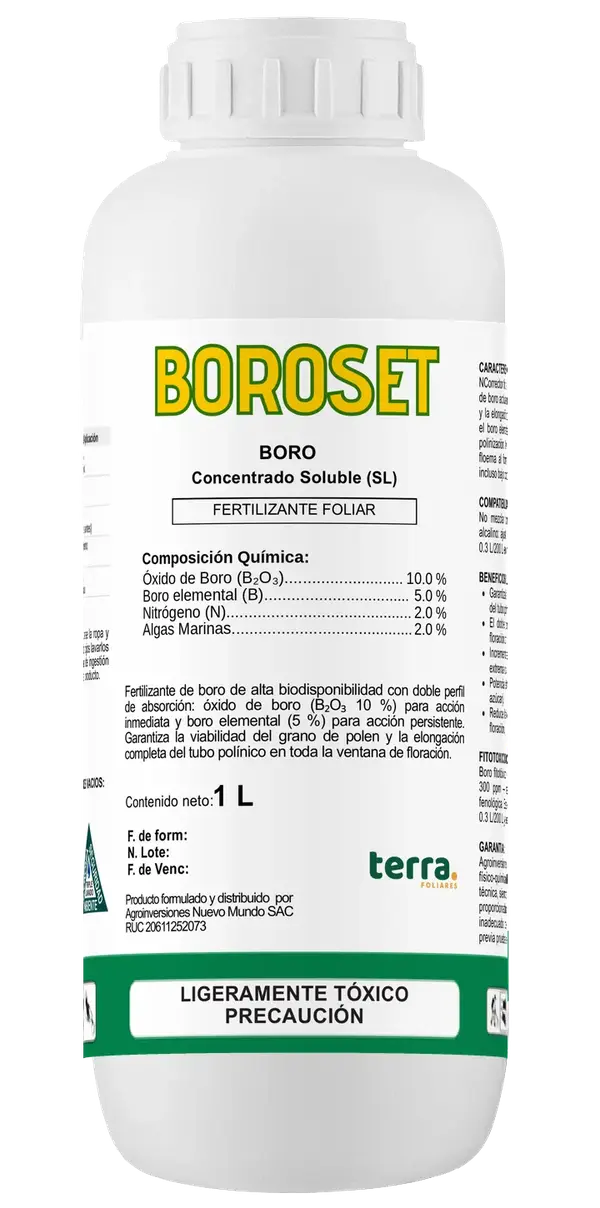 Botella de BOROSET