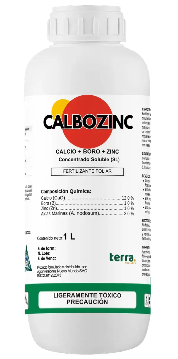 Botella de CALBOZINC