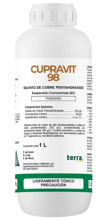 Botella de CUPRAVIT 98