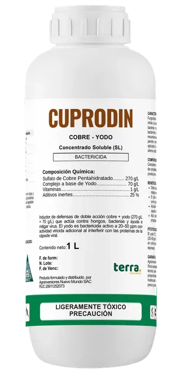 Botella de CUPRODIN