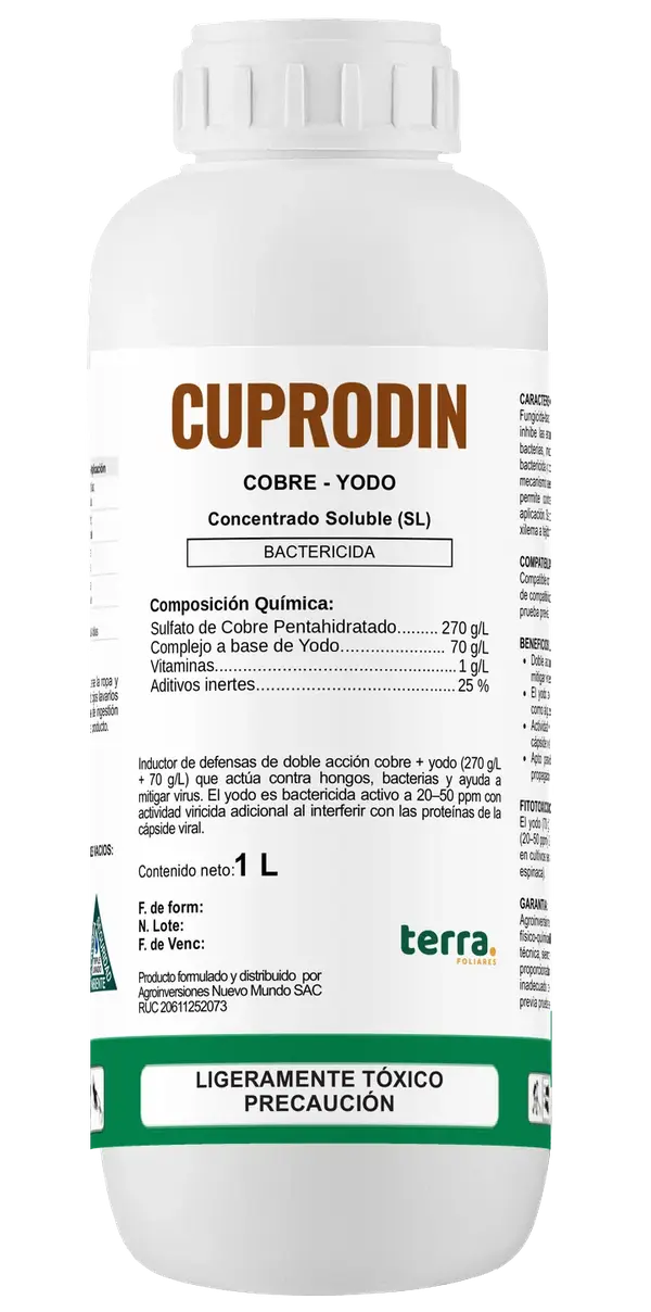 Botella de CUPRODIN