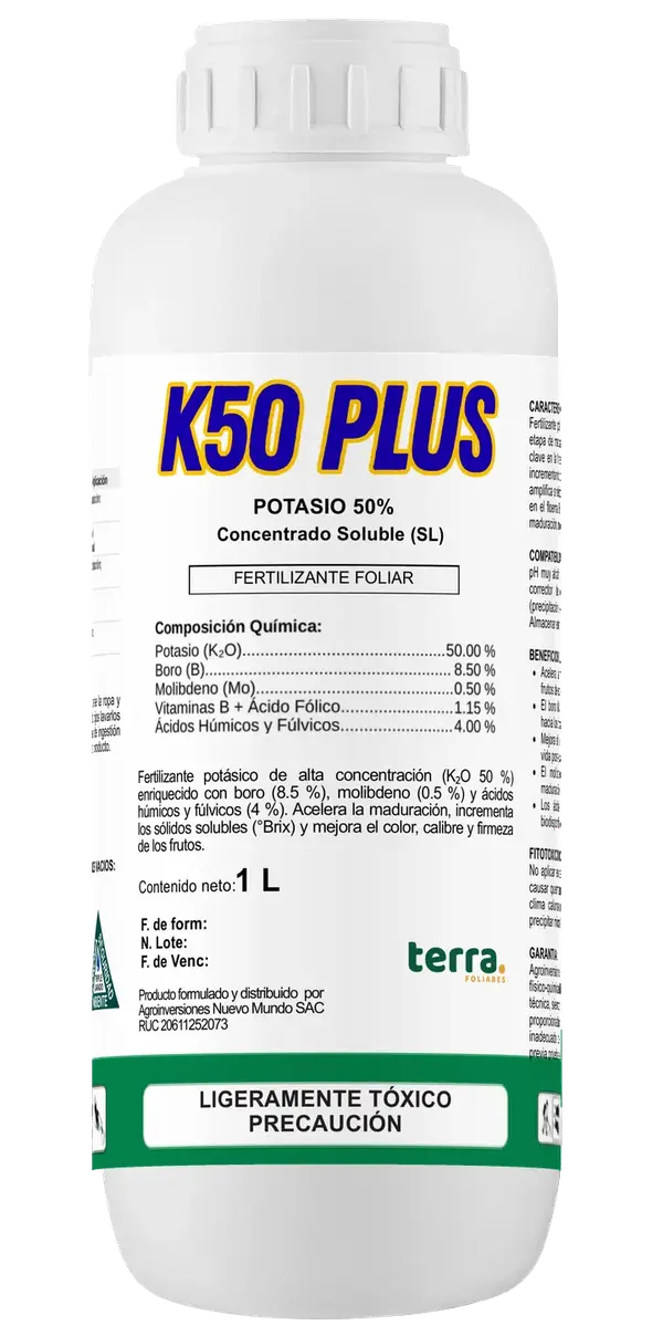 Botella de K50 PLUS